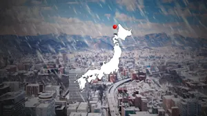 This spot sees 470+ cm of snow a year, a skier’s dream!