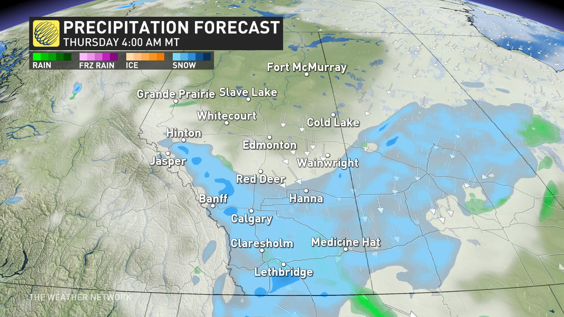 Baron_Alberta snowfall timing_Thursday_May 1