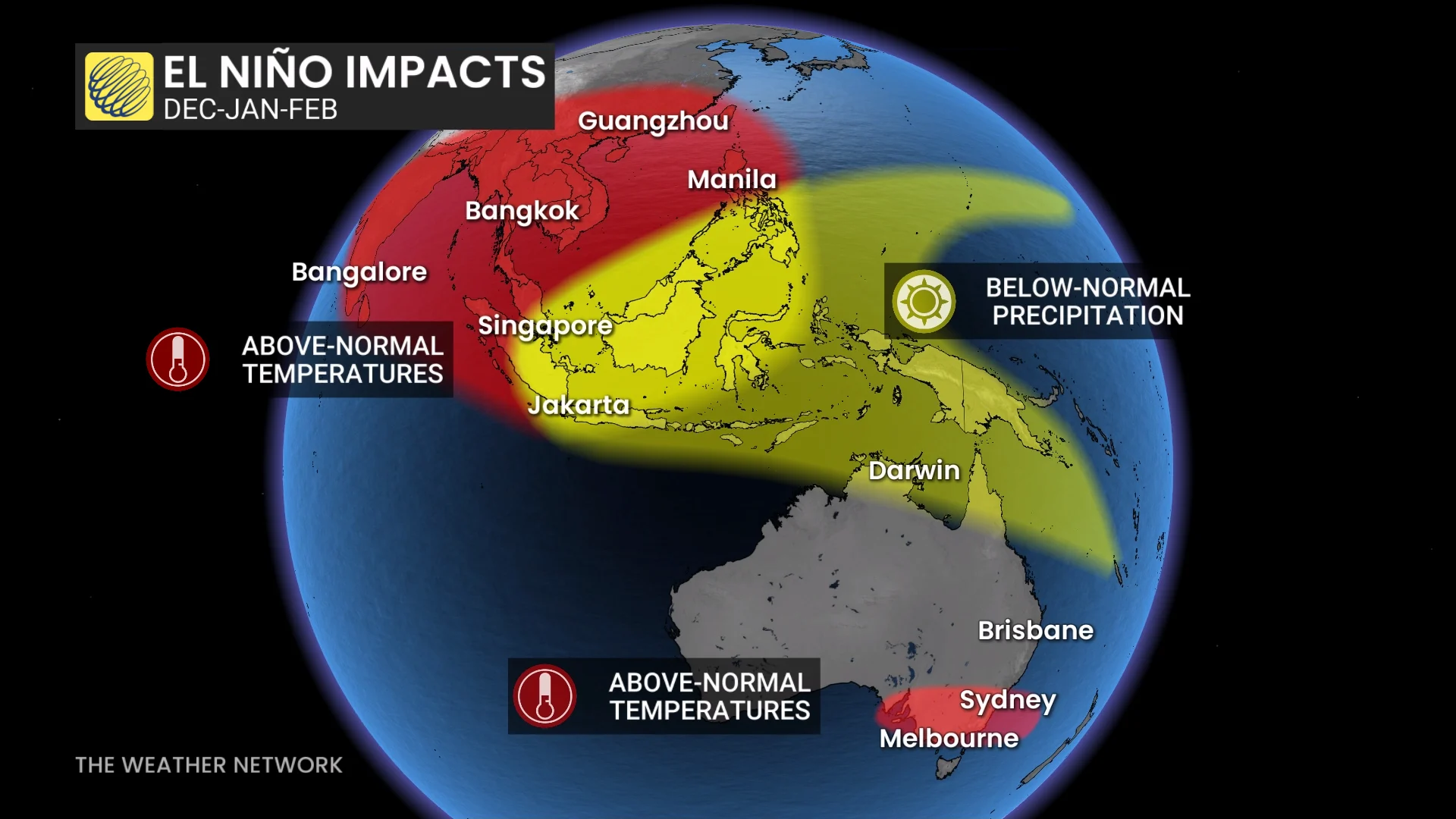 El Niño Impacts December January February