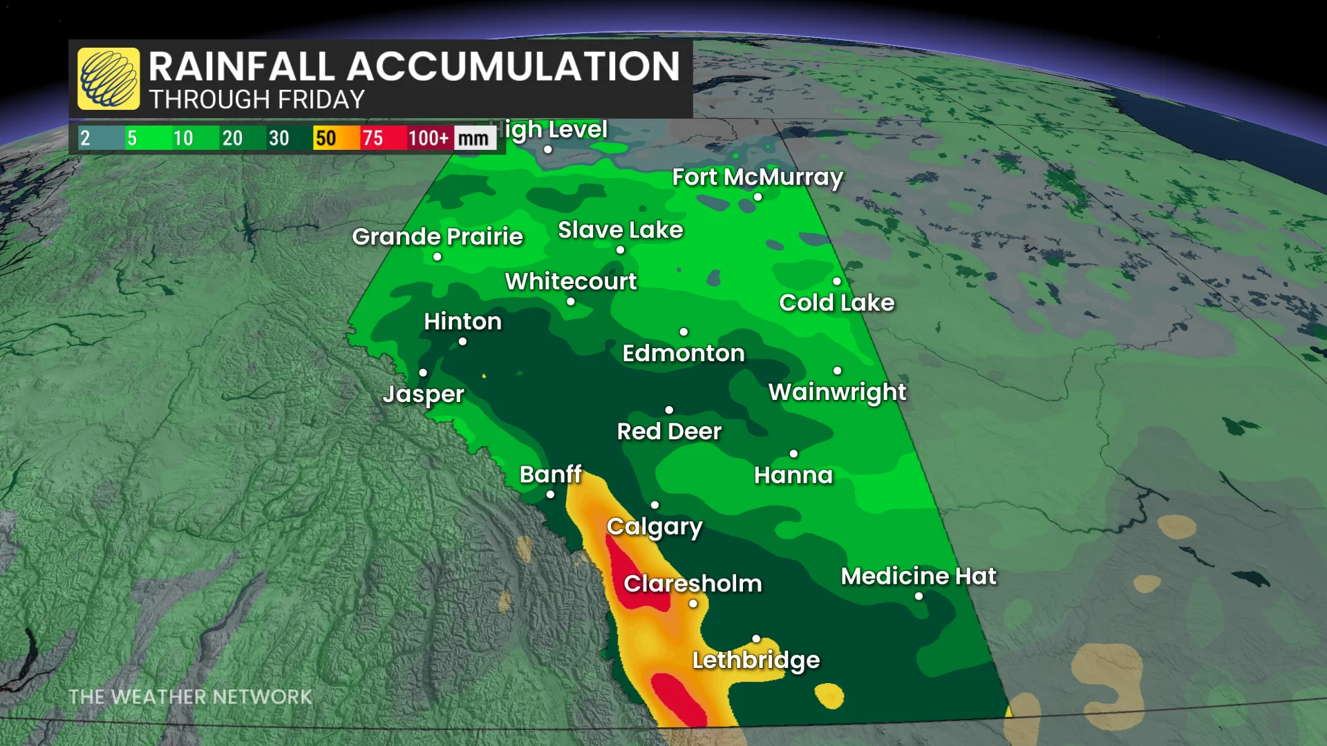 Baron - Alberta rainfall - Aug 10