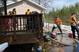 Manitobans trying to keep heads above water in flooded Whiteshell 
