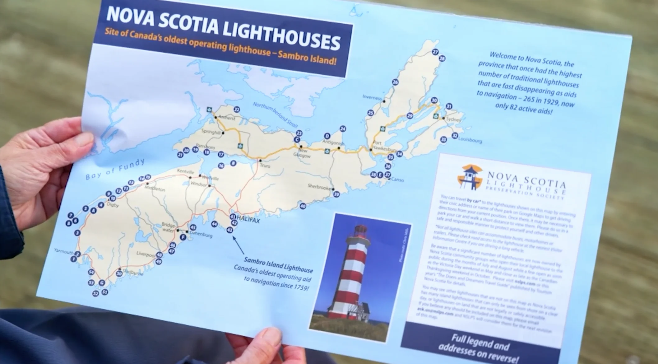 The Weather Network: Map of Nova Scotia's historic lighthouses