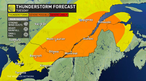 Quebec storm risk