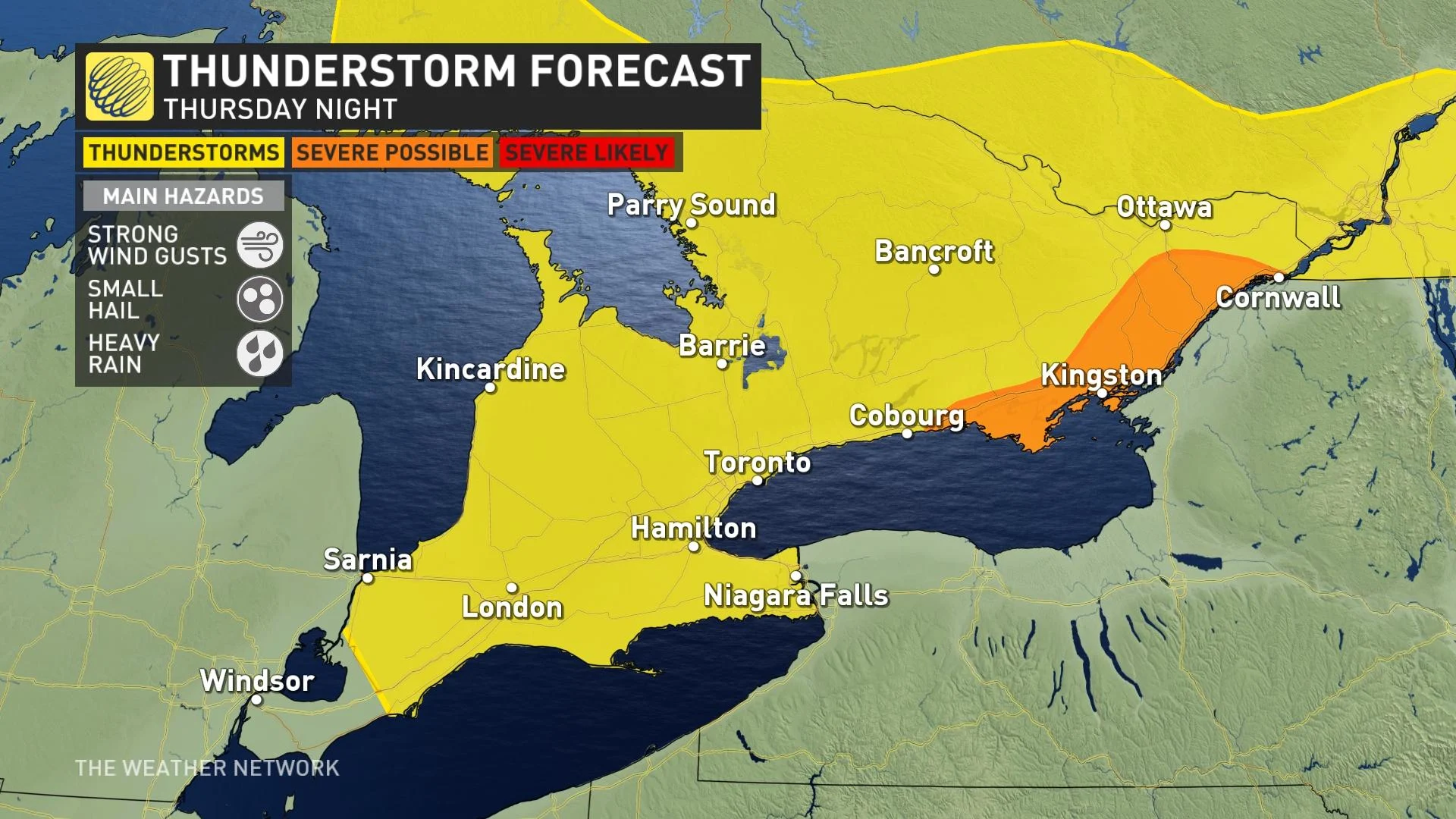 Overnight storms to rumble across Ontario and Quebec, more possible ...