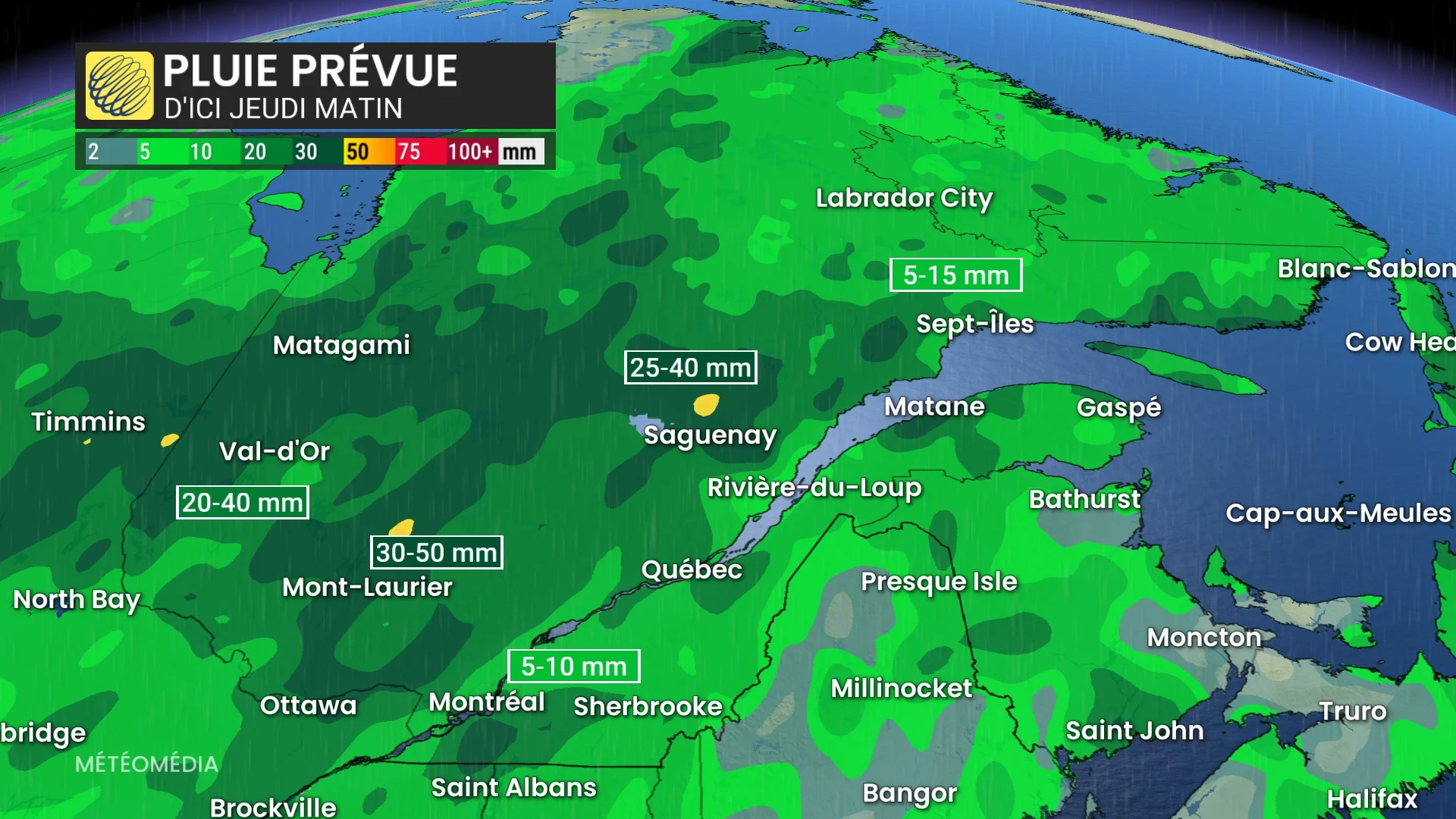 FEUX-PLUIE ACCUMULATION UPDATE