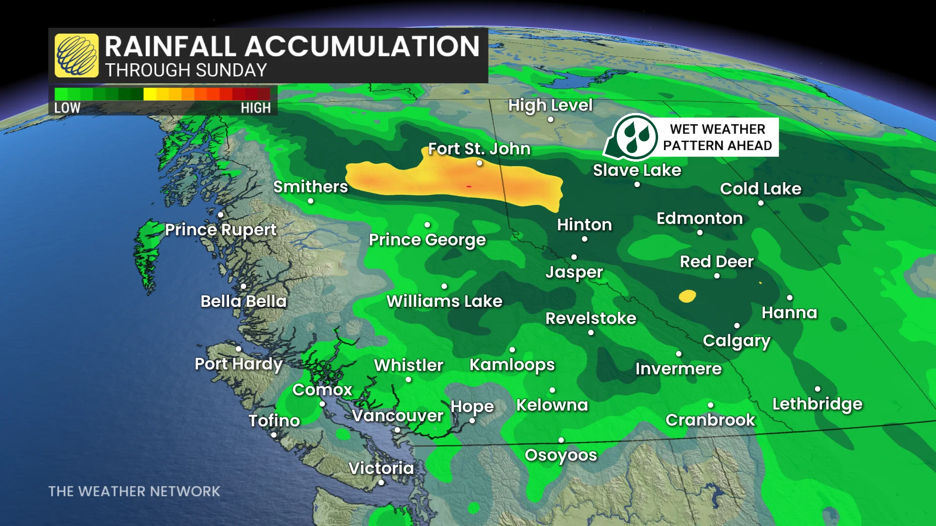 Baron - Western Canada wet pattern through Sunday - June9