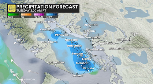 Winter blast snarls travel across bc coast as snowfall intensifies ...