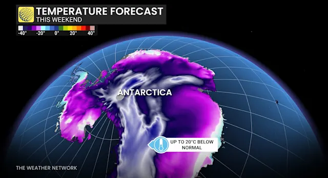 One of the most extreme cold anomalies on Earth is over Canada - The ...