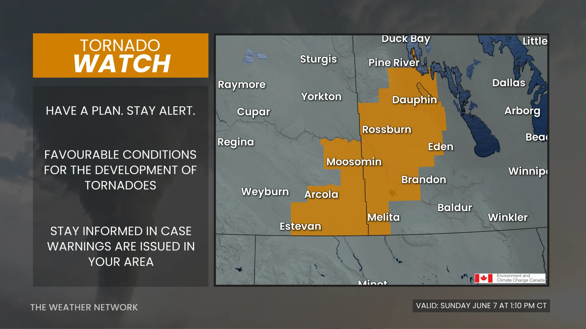 Tornado Watch June 7 2026
