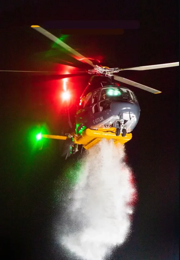 CBC - Talon nighttime helicopter - Submitted by Talon