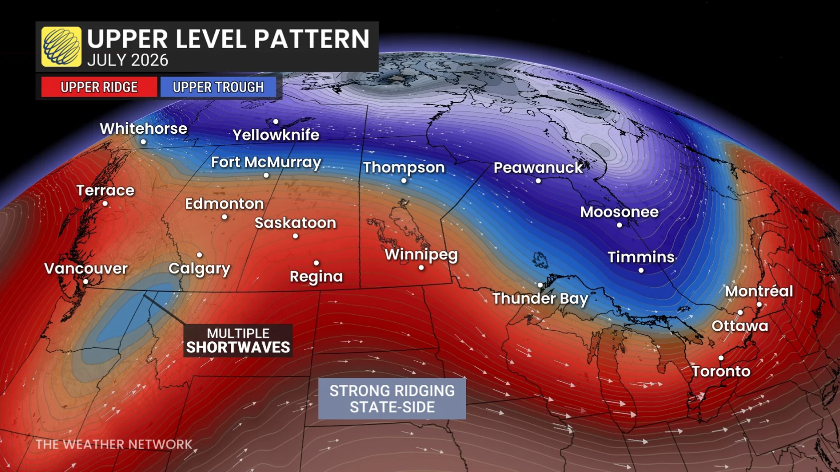 Summer Upper Level Pattern 2026