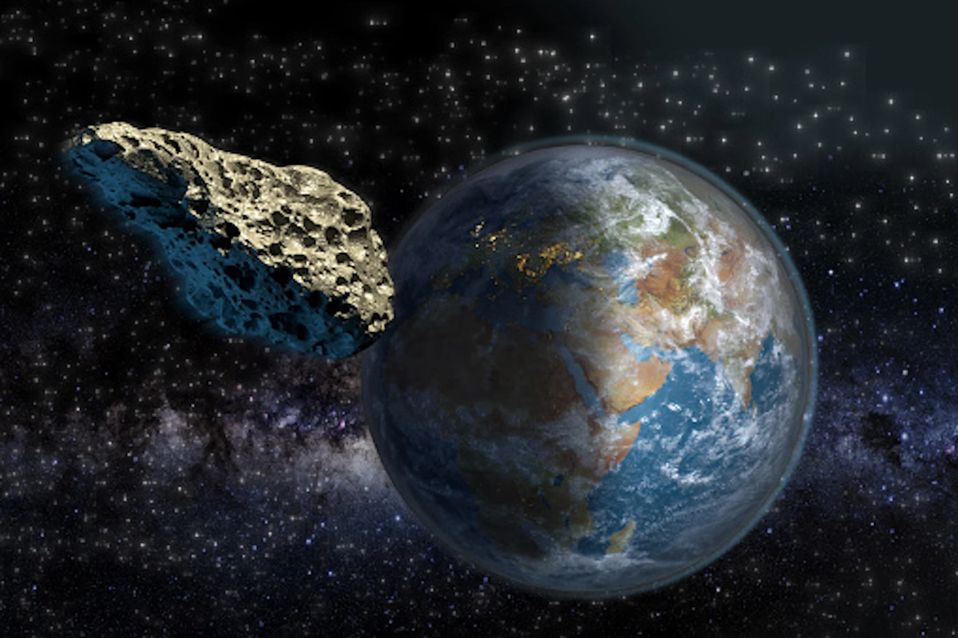 Asteroid approaching Earth/Getty Images/516766578-170667a