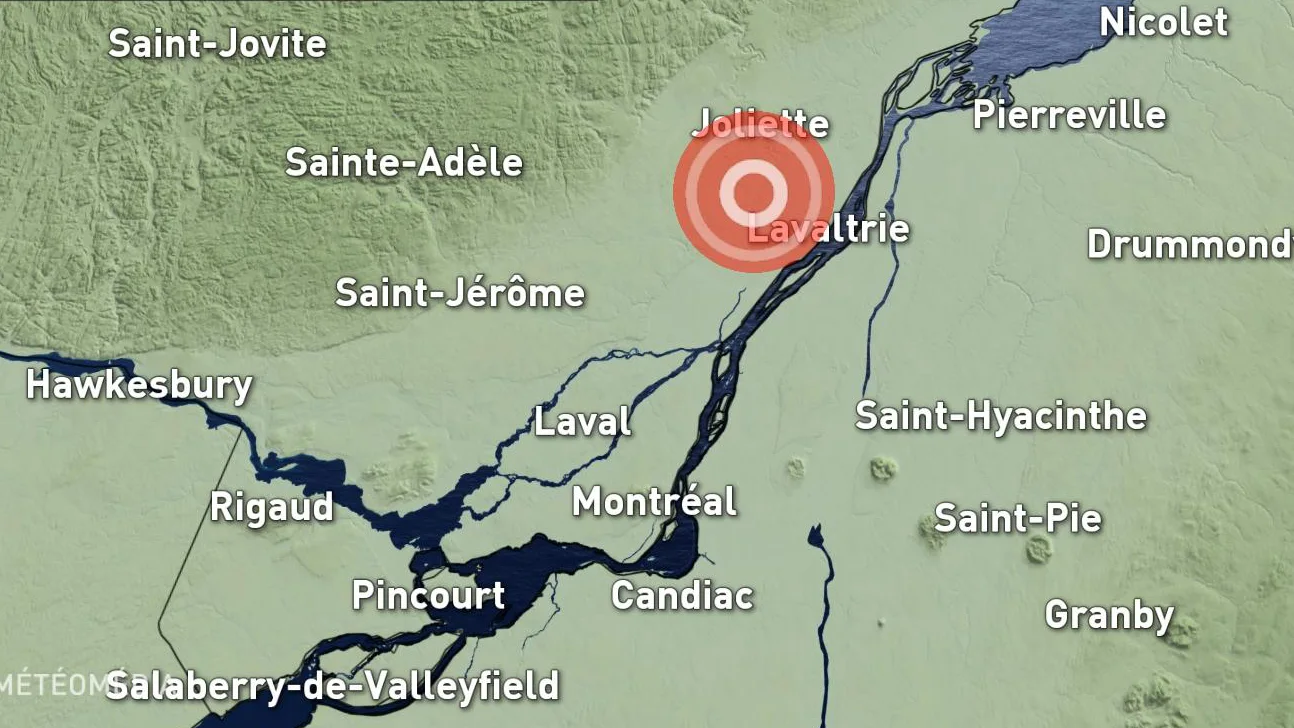 Un séisme de magnitude 3,8 secoue le Québec