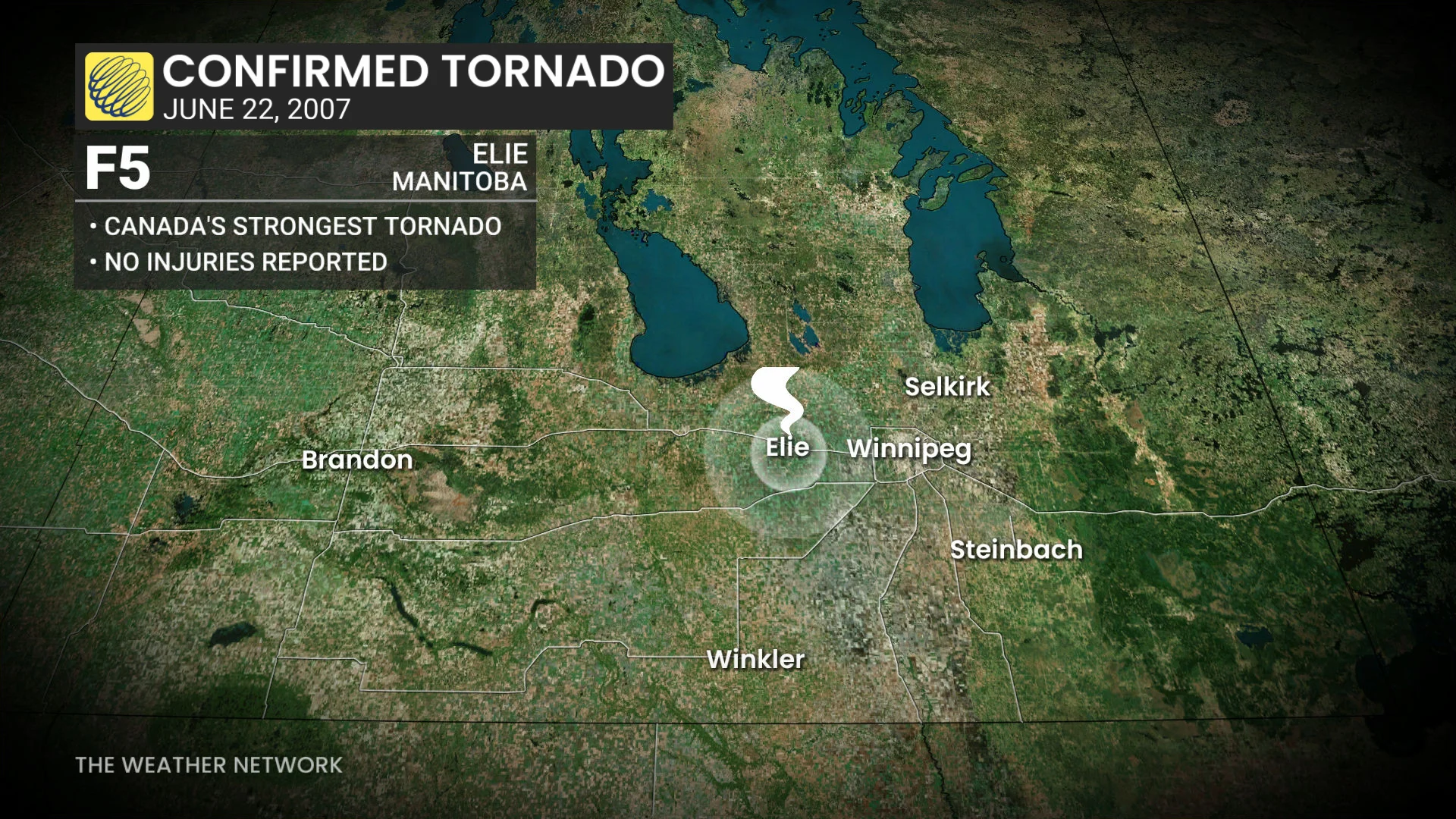 Elie Manitoba F5 Tornado June 22 2007