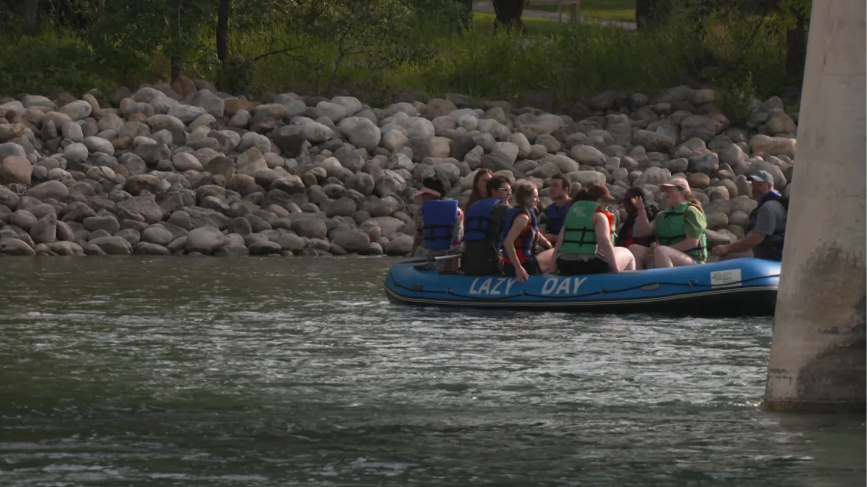 Connor O’Donovan | LIfejackets are mandatory while floating Calgary’s rivers. Get caught without one and you could face a fine of up to $500.