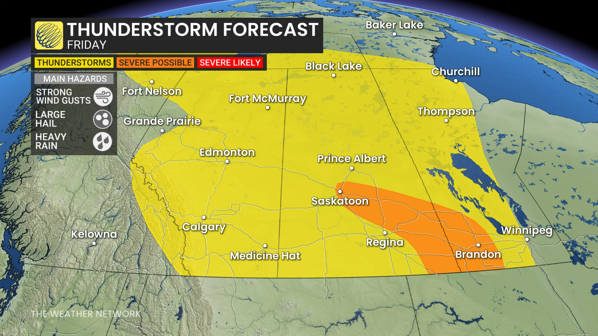 Barron - June 25 Thurderstorn Forecast Friday