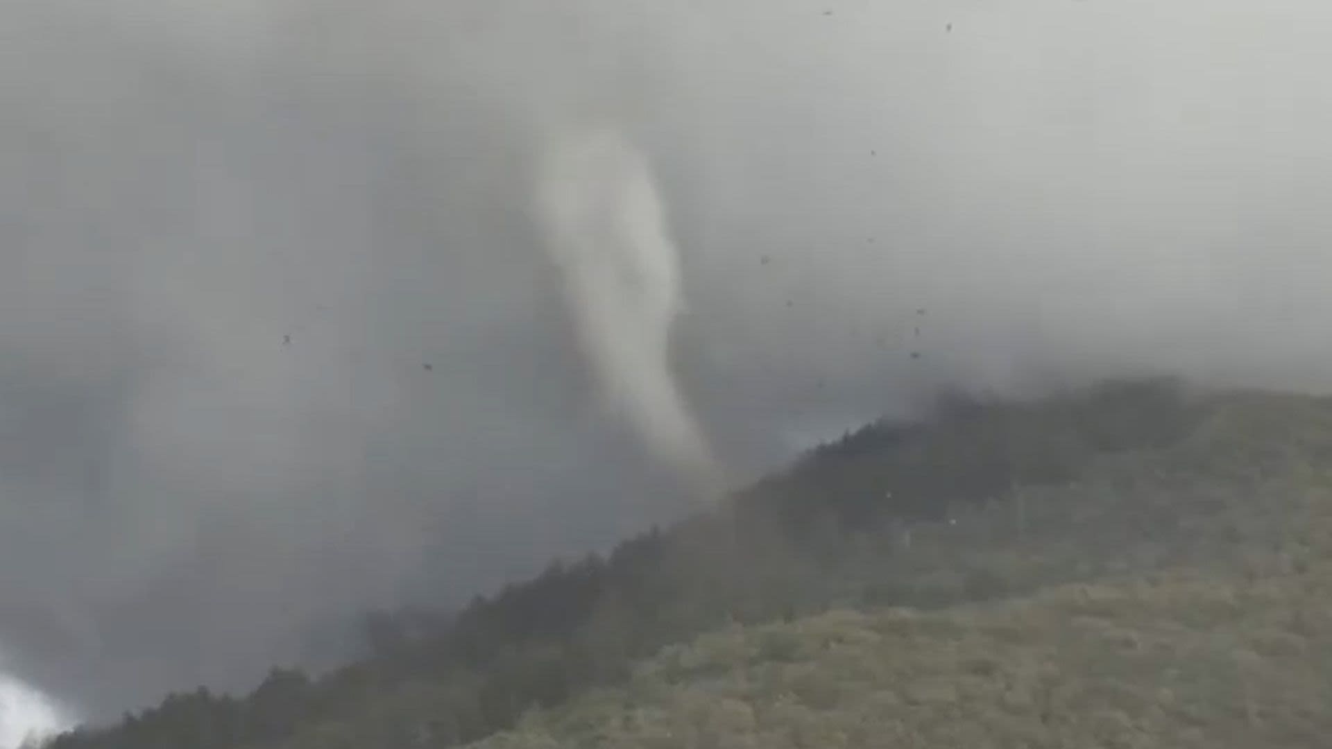 Un raro tornado de gran consideración azota la desnivel de una montaña de Utah a casi 2.300 metros