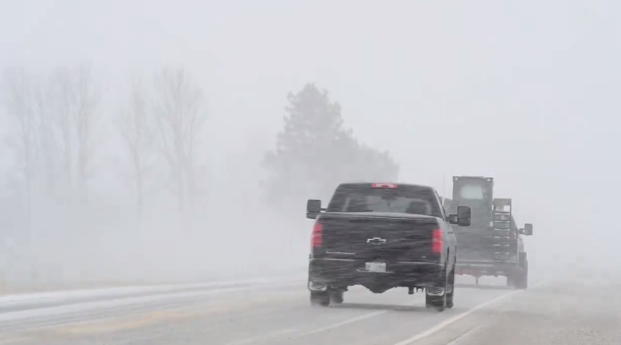 Potent snow squalls continue over southern Ontario, another major warm-up coming