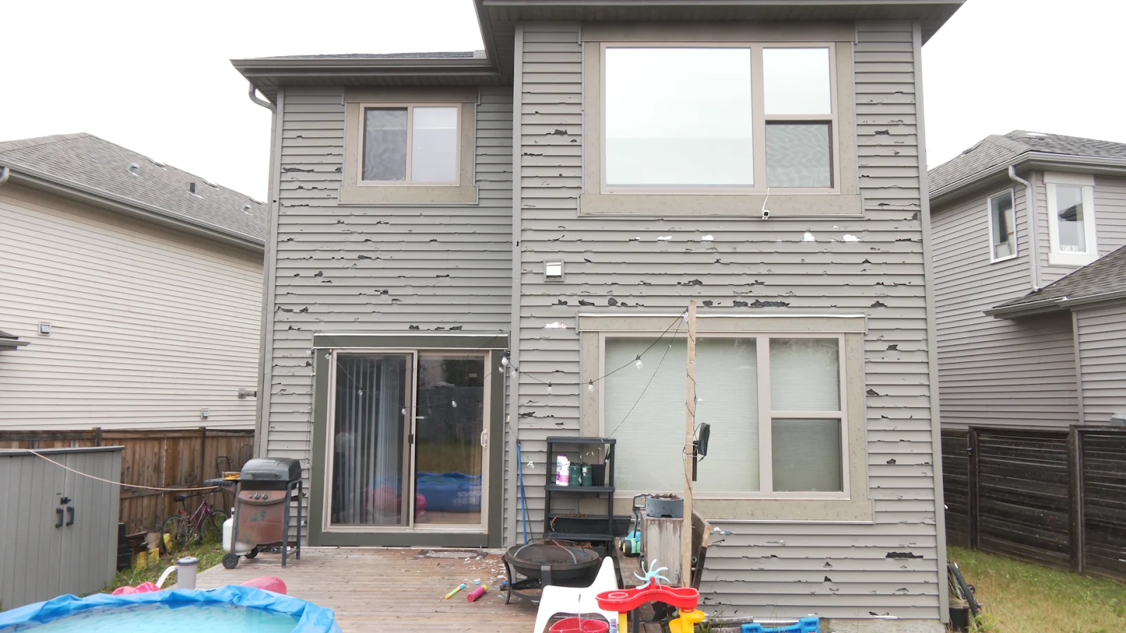 (Connor O-Donovan) Hail damage home Calgary August 4 2024