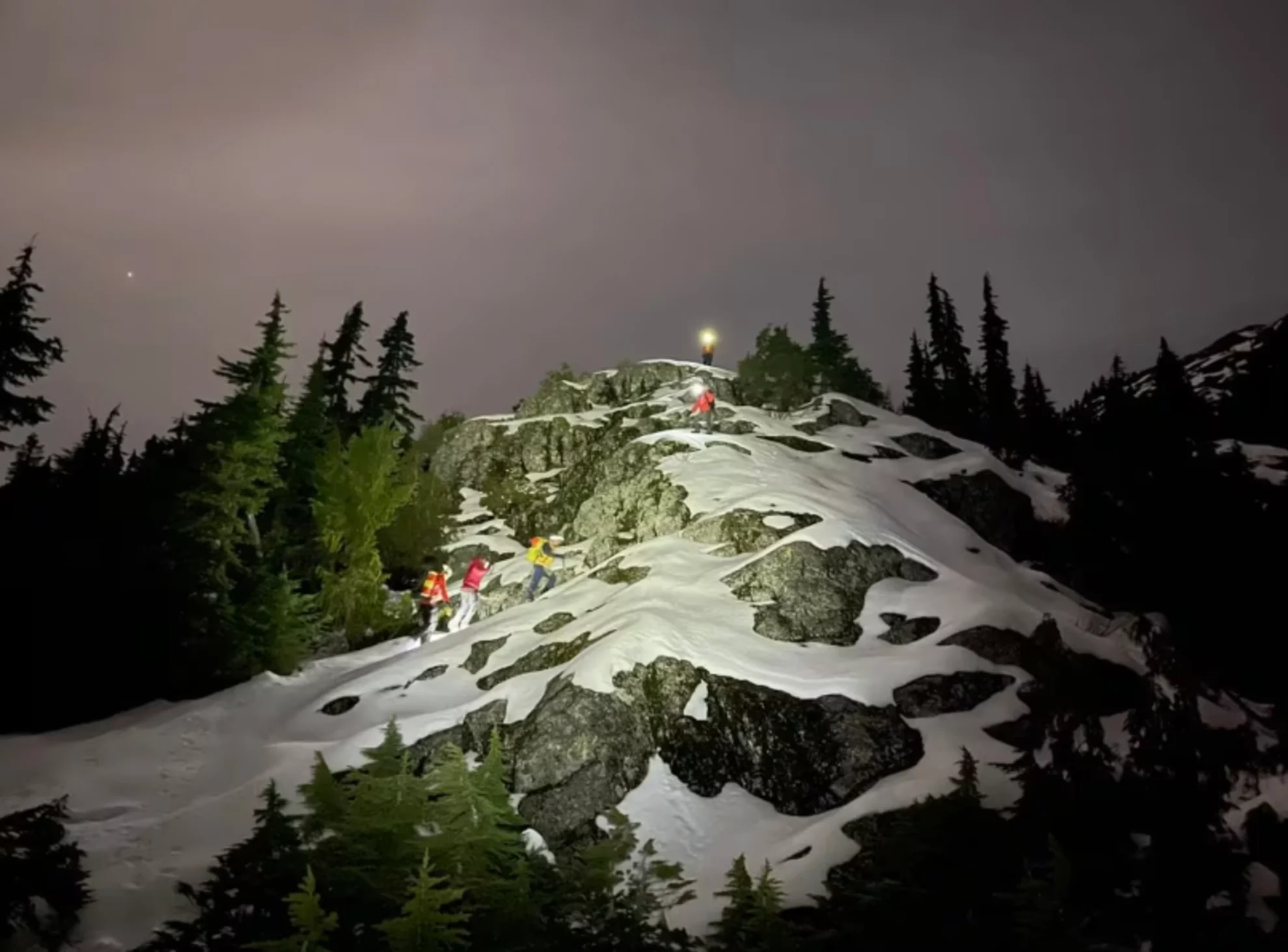 Hiker rescued after 9 hours stranded in gully on Mt. Seymour