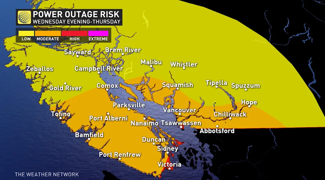 Threatening winds, outage risks continue beyond Christmas Day in B.C ...