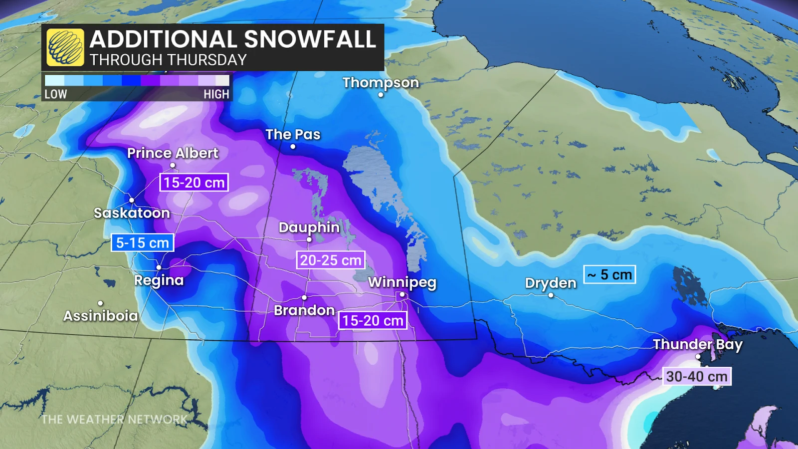 Prairies, Winter, Blizzard, Snow, Cold, Canada, Manitoba, Alberta, Saskatchewan, Feb. 18, 2026. (The Weather Network/Kevin Mackay)