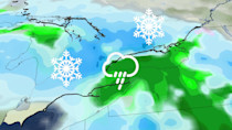 Heavy snow lasts though Saturday for the east, 15-25 cm likely