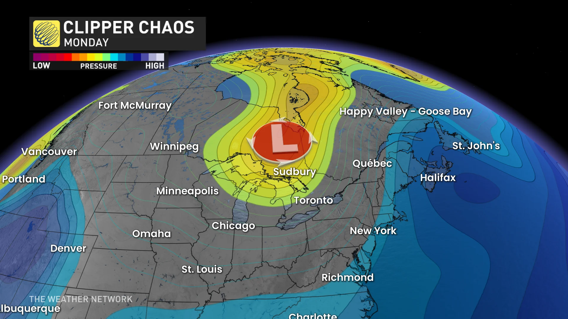 Clipper Chaos in eastern Ontario - more snow ahead (Feb. 19, 2025)