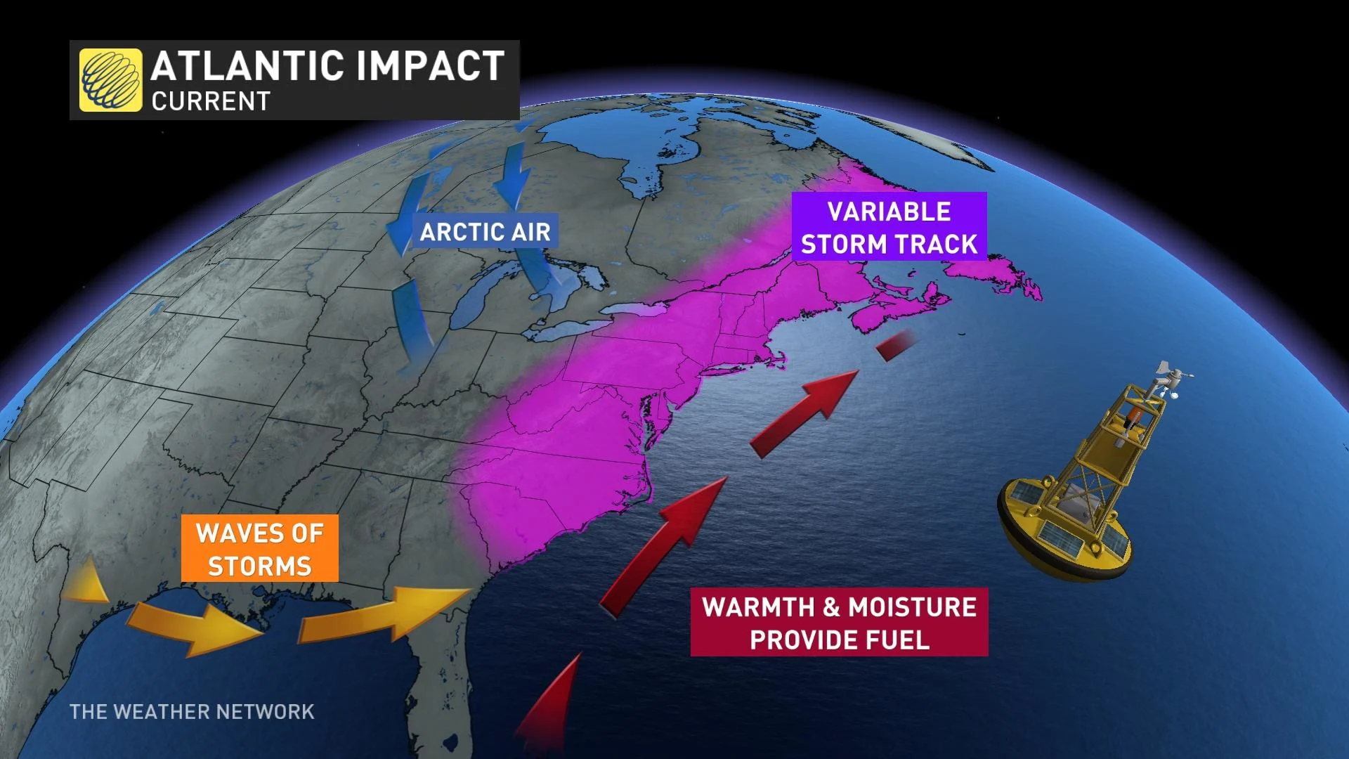 Atlantic Canada winter effects of El Niño