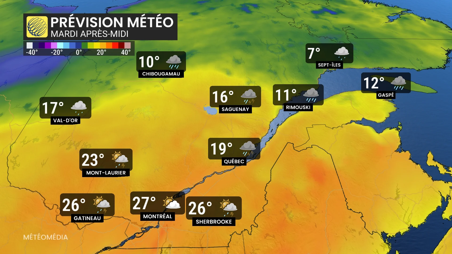 Les premiers 30°C à l’horizon pour le Sud du Québec
