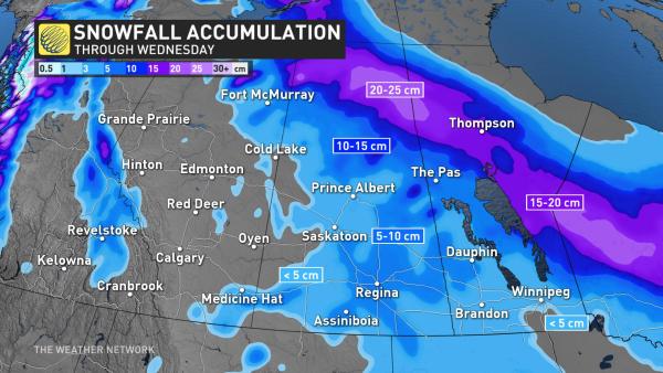 The Weather Network Damaging Winds Snow Squalls Wreak Havoc On The Prairies