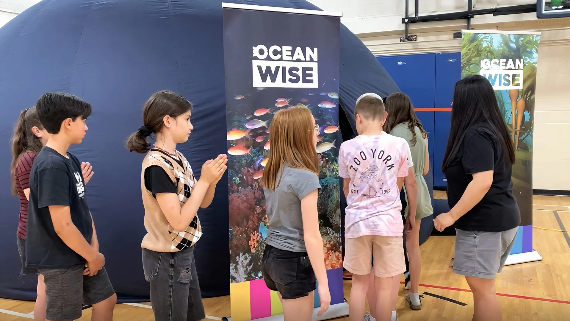 This planetarium-style dome is travelling Canada to teach kids about the ocean