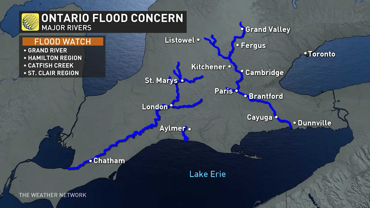 Ontario's duelling weather threat: Snow in the north, flood threats in ...