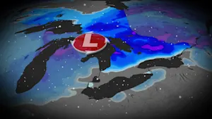 Big cooldown brings widespread weekend snow to Ontario
