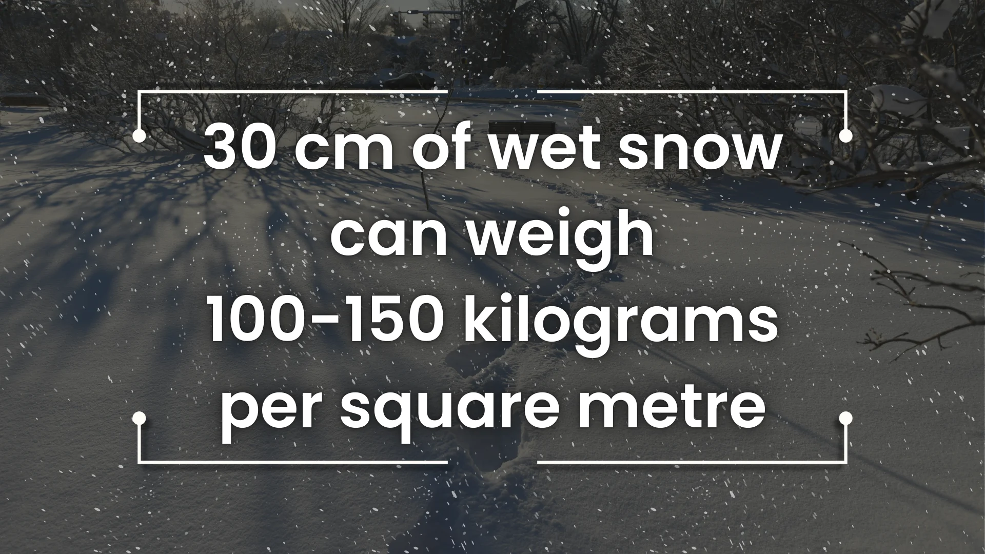 Weight of Snow Explainer Graphic