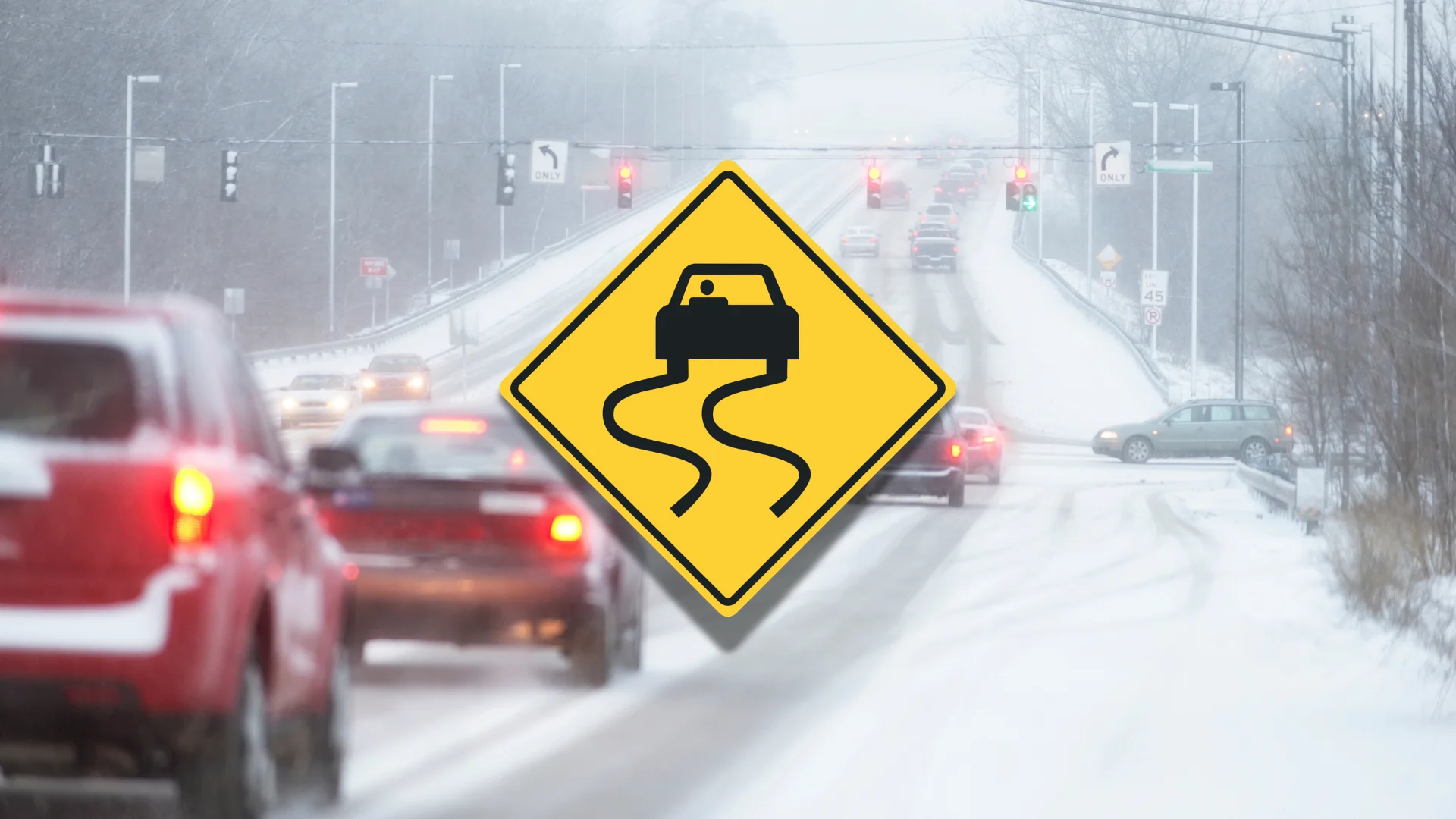 Neige : plusieurs accidents dans la région de Montréal 