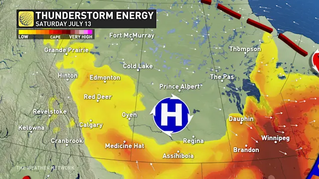 Severe storm threat, damaging risks persists on the Prairies - The ...