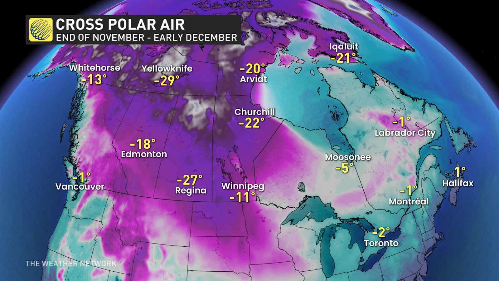 cross polar air frigid temperatures