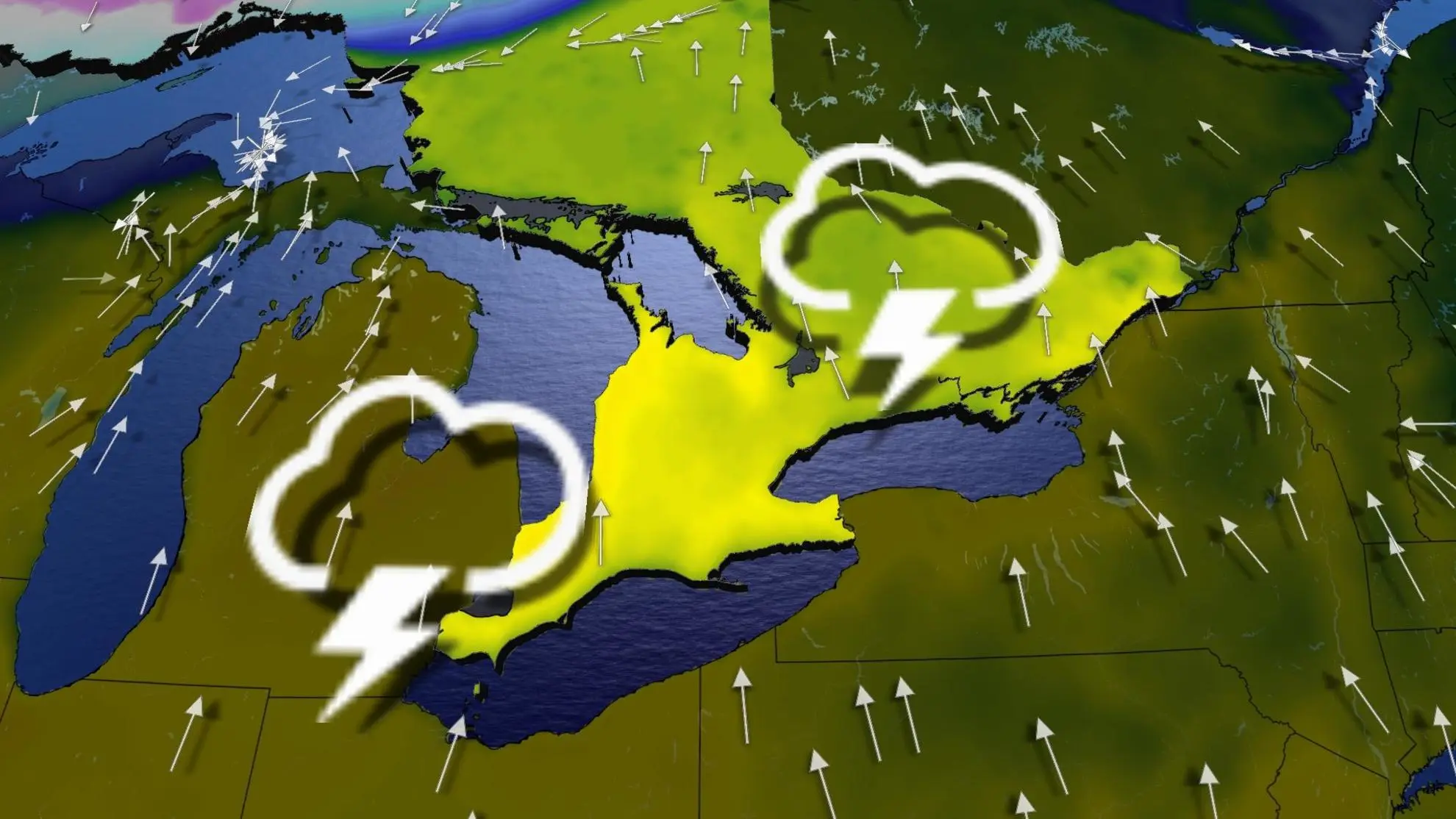 Wild weather swing in Ontario with thunder threat followed by flash-freeze risk