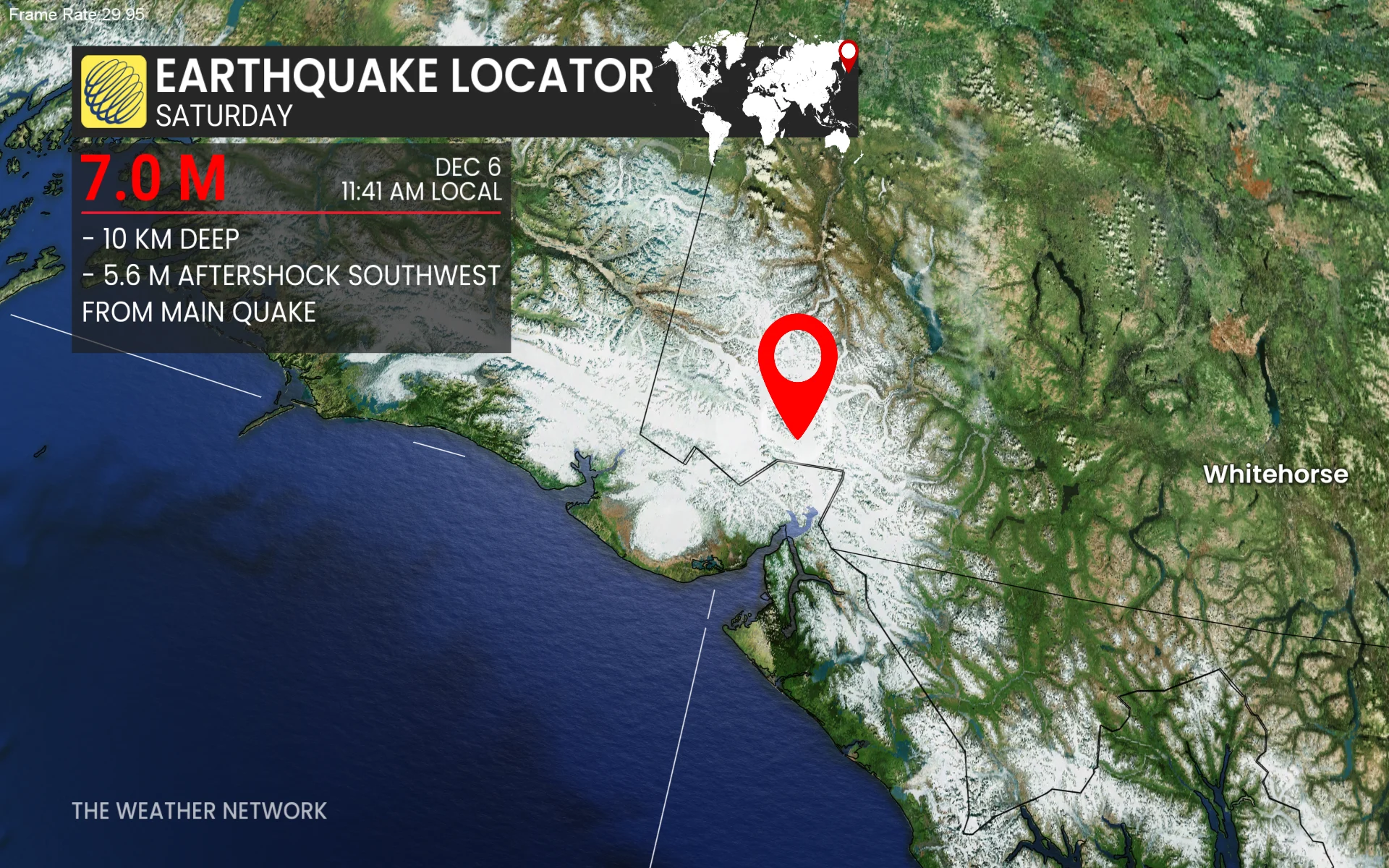Yukon Earthquake December 6 2025