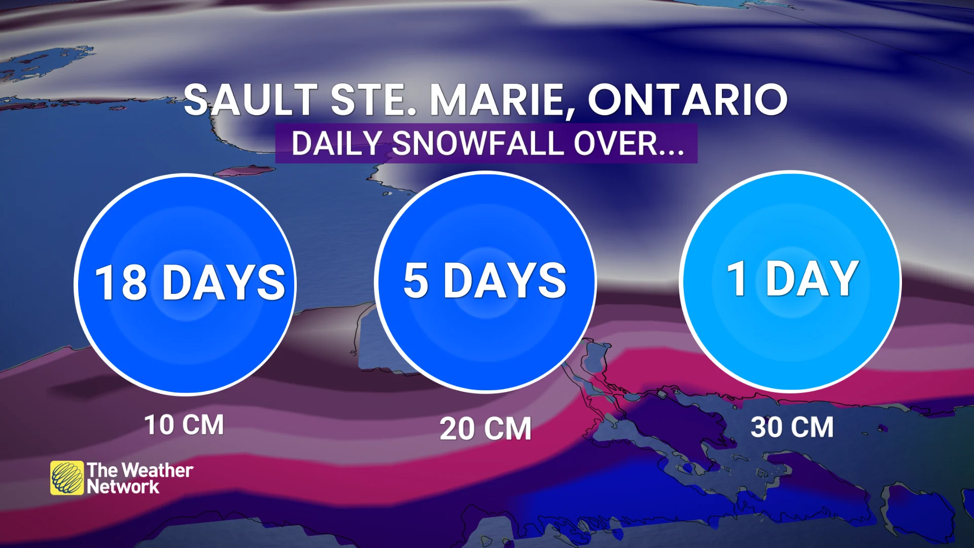 Sault Ste. Marie, Ont., snowfall 2025-26 winter