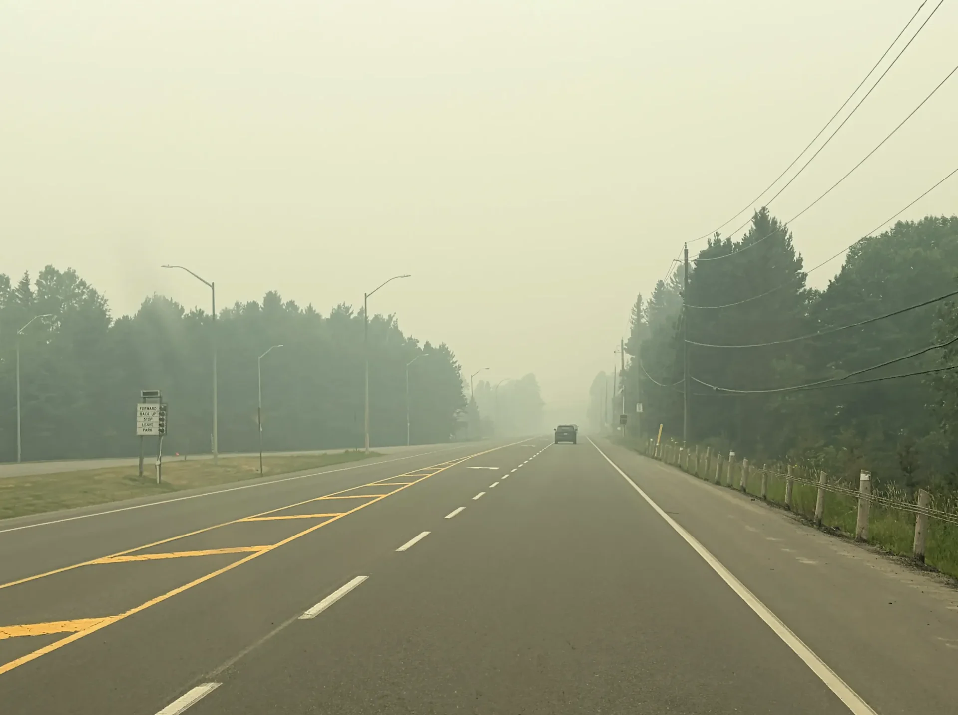 Mark Robinson: Wildfire smoke in Thunder Bay, Ont. July 16, 2026.