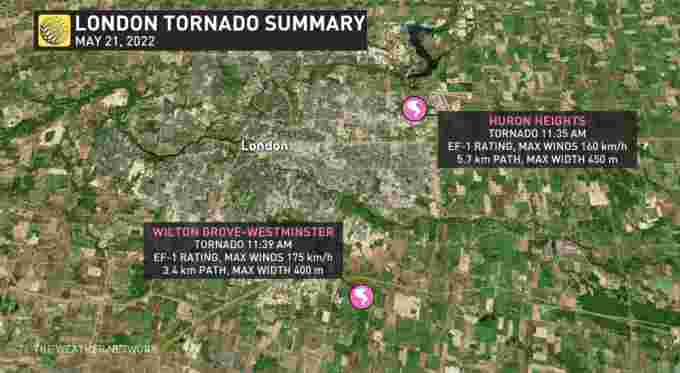London, Ontario Tornadoes May 21, 2022 2