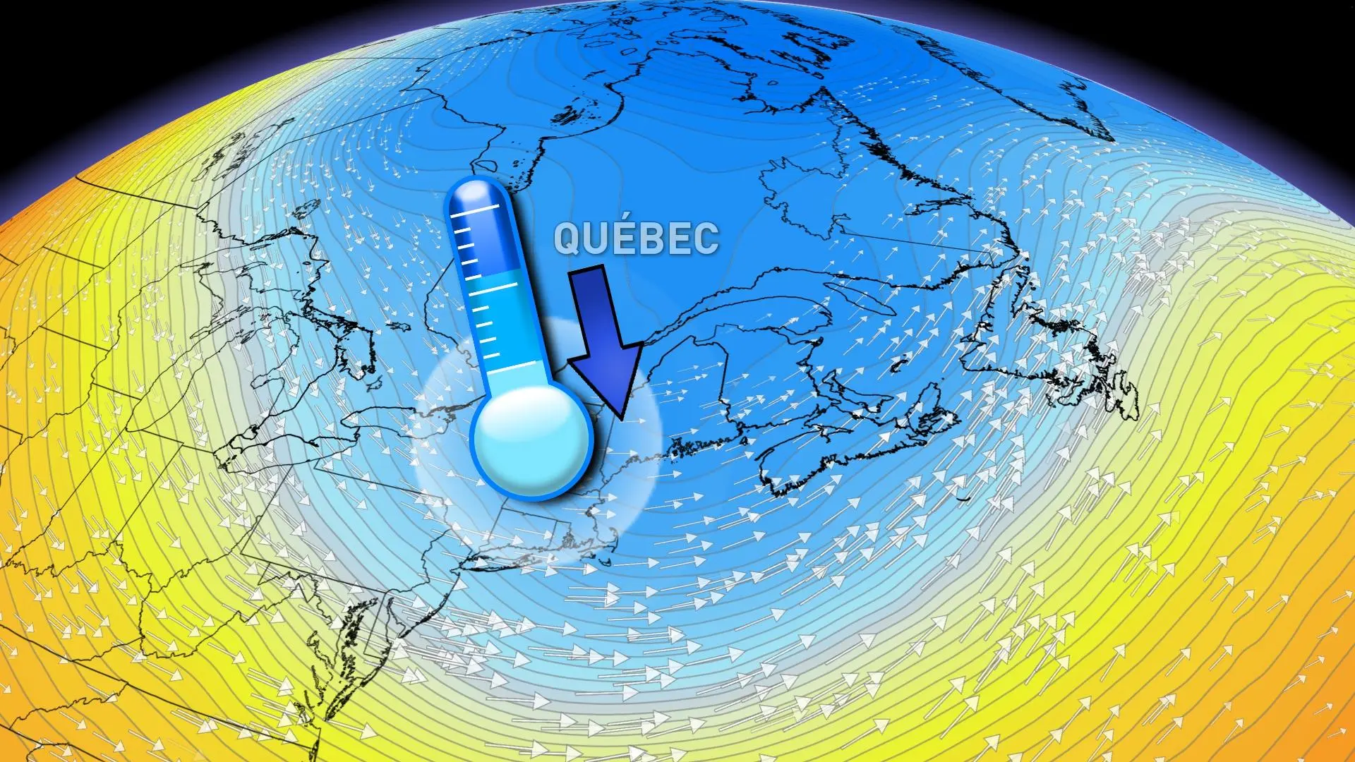 Un froid glacial fonce vers le Québec
