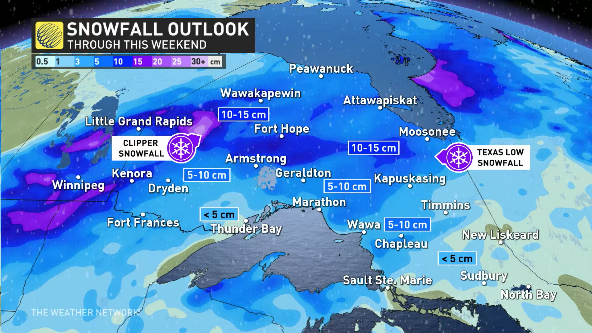 Ontario snow outlook