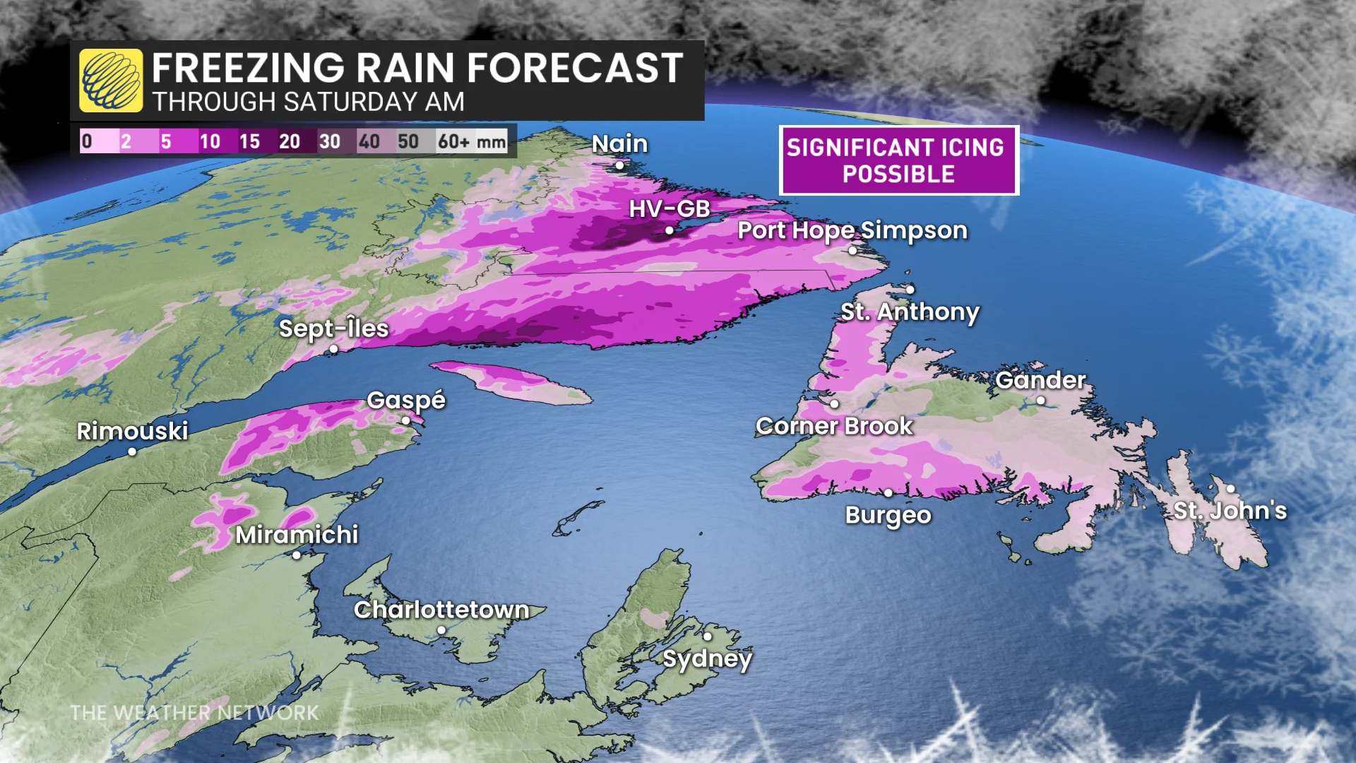 Newfoundland Labrador Freezing Rain Risk