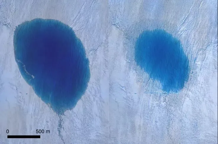 Greenland melted ice sheet Cambridge University
