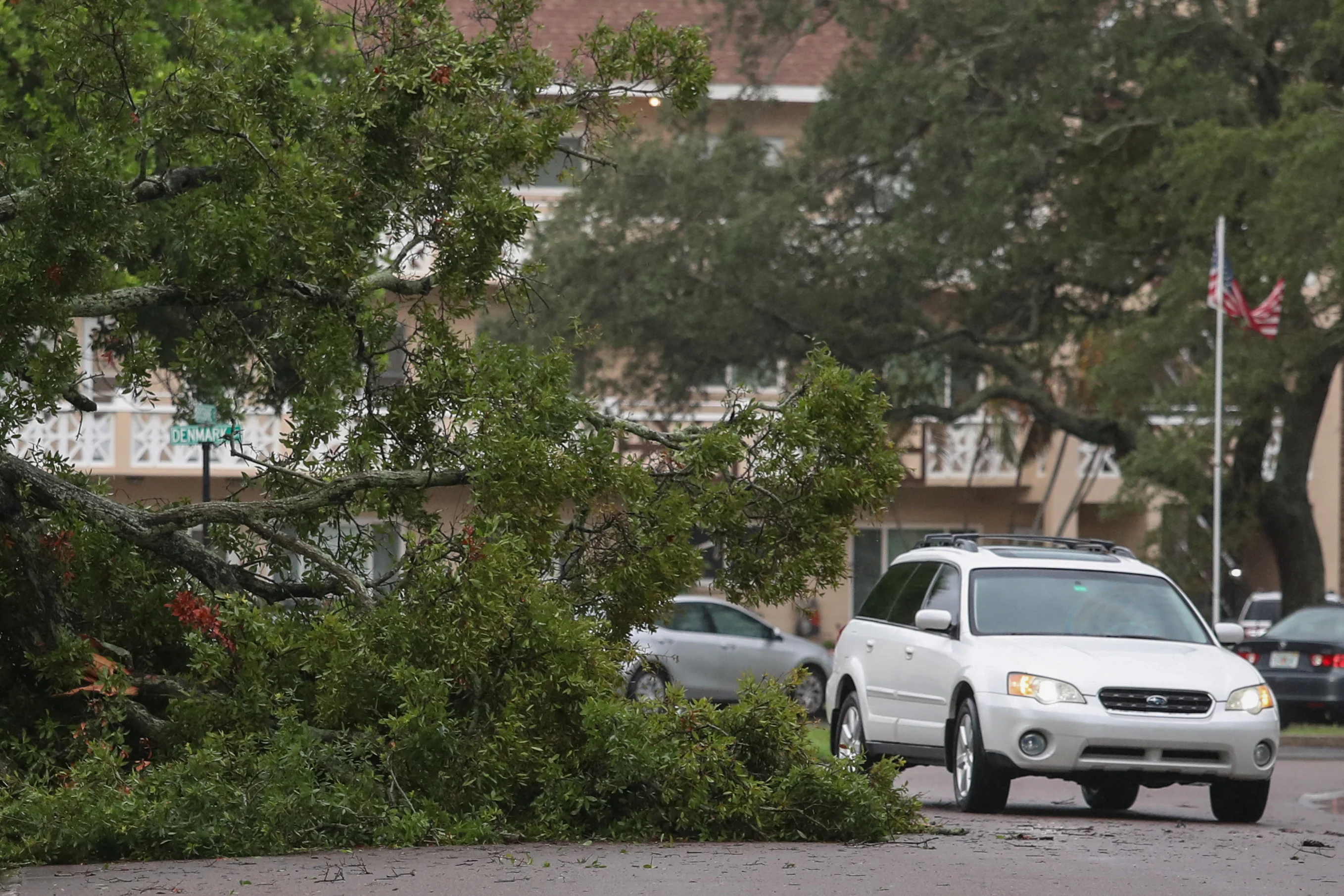 Reuters: Storm damage in Clearwater from Hurricane Idalia (REUTERS/Adrees Latif)