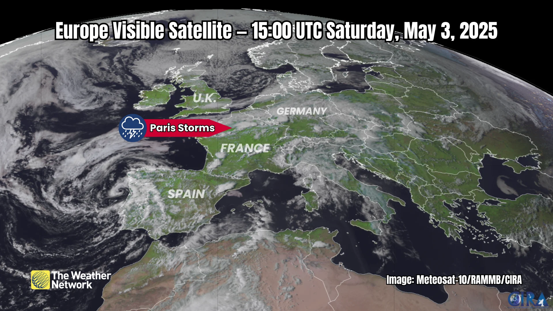 Europe Satellite May 3 2025