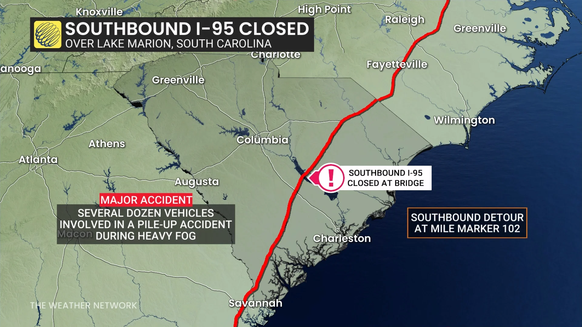 I-95 Pileup Accident October 1 2026